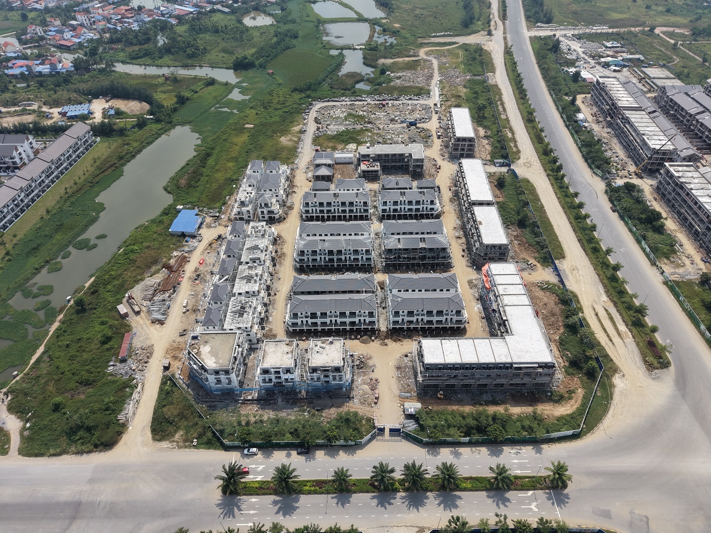 Tiến độ dự án Sol Garden Nam Long 14/10/2026 Tiến độ zone 2 và 3 dự án Sol Garden Nam Long ngày 14 tháng 10 năm 2026